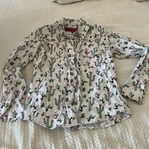 Cowgirl shirt and cowgirl hat one size fits all